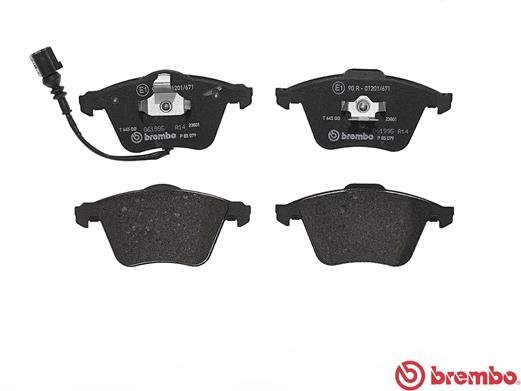A.B.S. P 85 079 BREMBO Bremsbelagsatz, Scheibenbremse